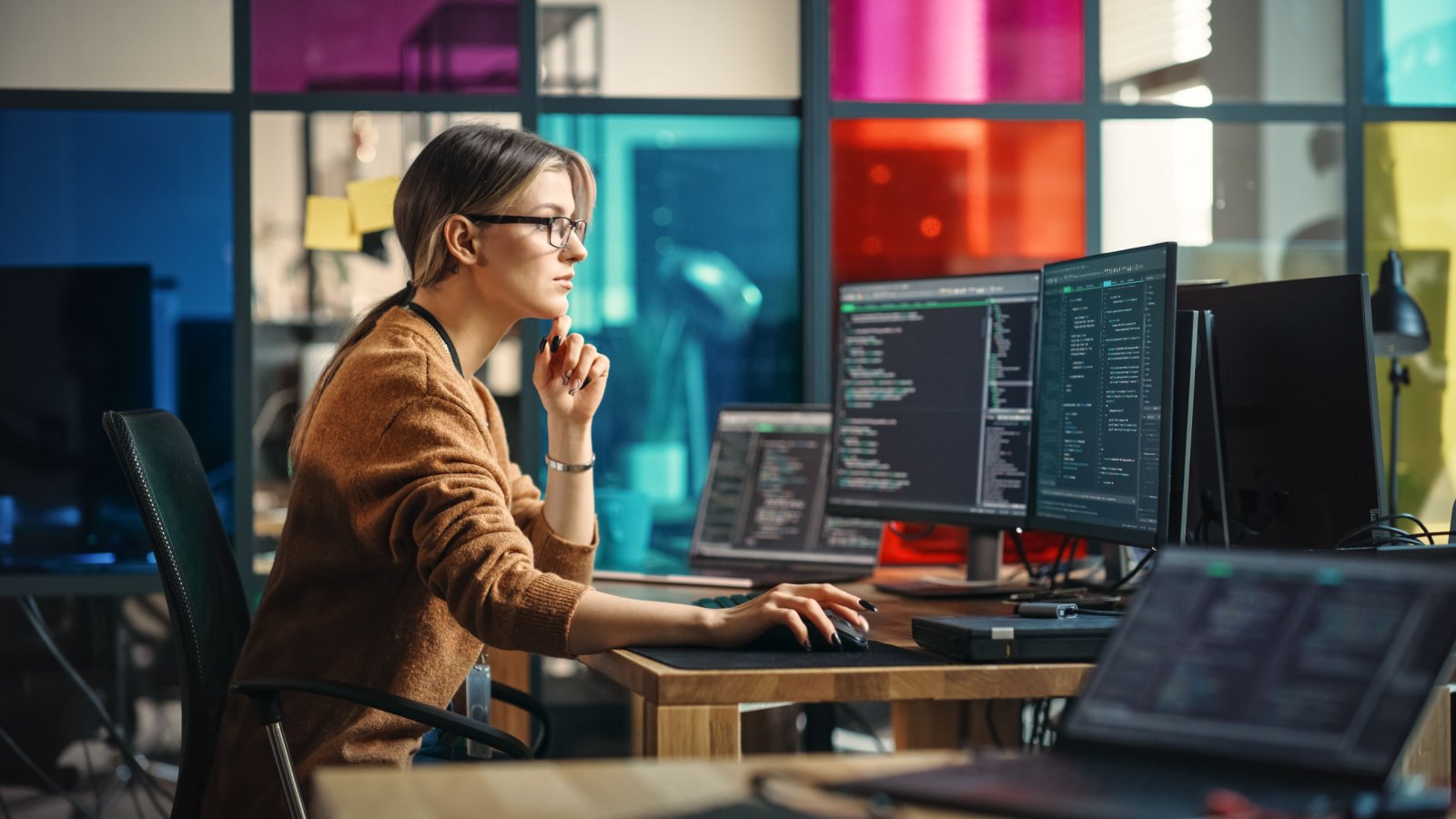 Woman Computer Programmer Coder Work Jobs Gorodenkoff Shutterstock