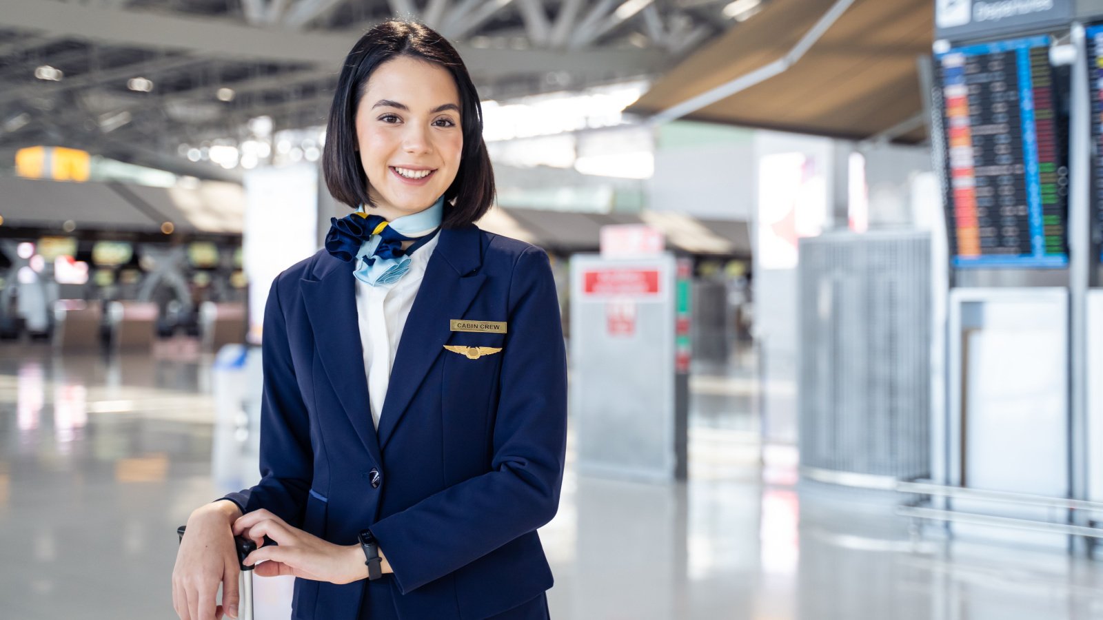 Woman Flight Crew Travel Pilot plane Hananeko Studio Shutterstock