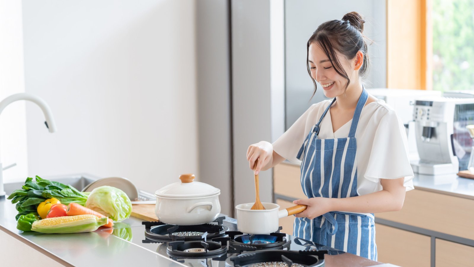 Woman POC Chef Cooking Healthy takayuki Shutterstock