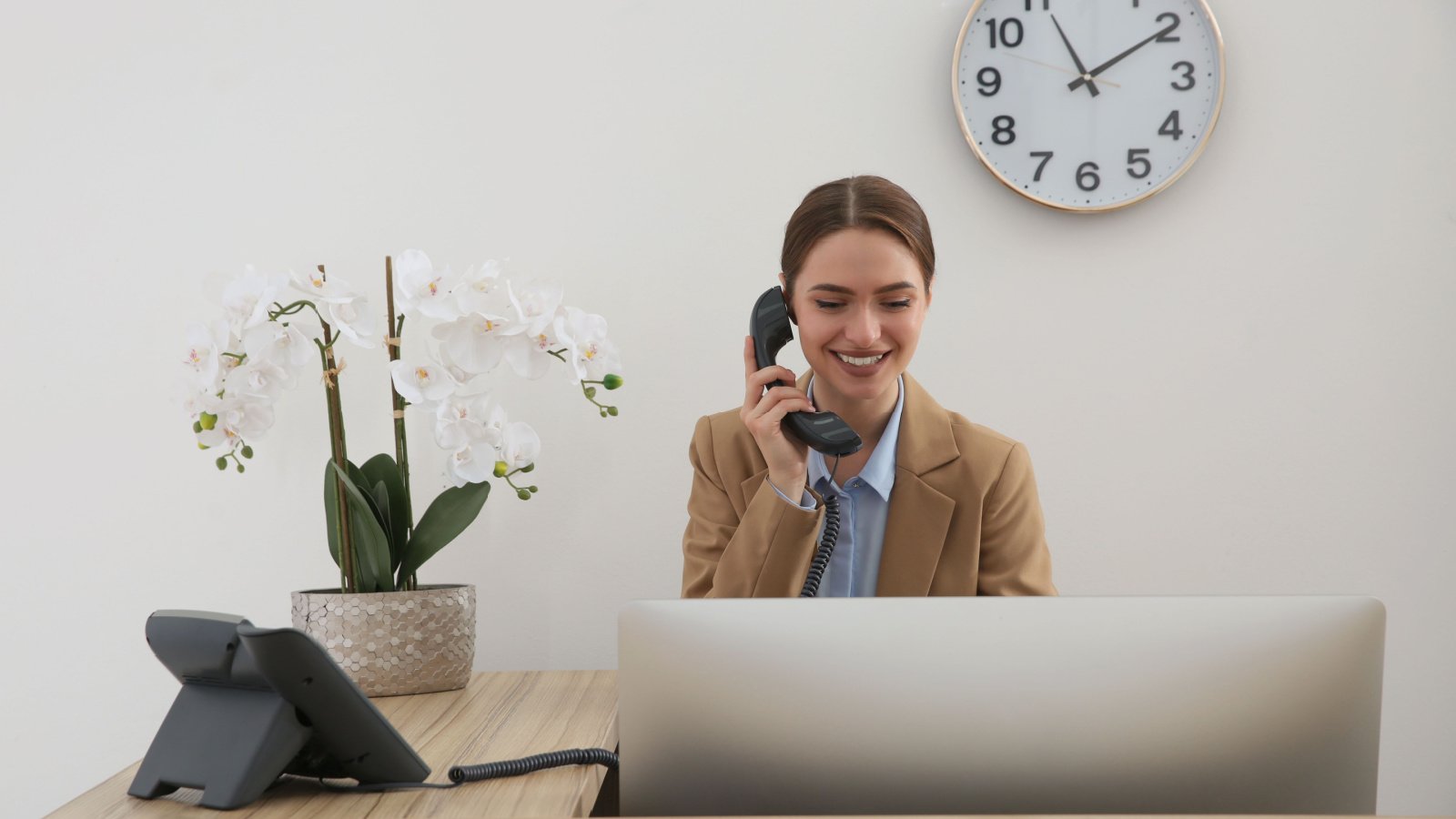 Woman Phone Assistant Receptionist Computer Work Jobs New Africa Shutterstock