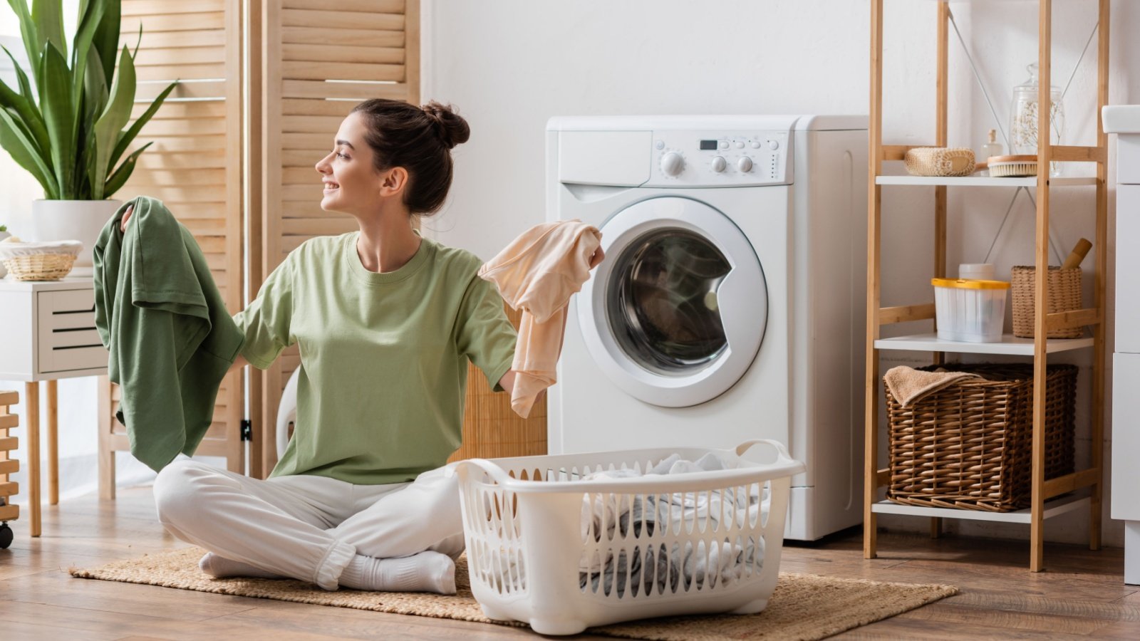 Woman Washing Machine Laundry LightField Studios Shutterstock