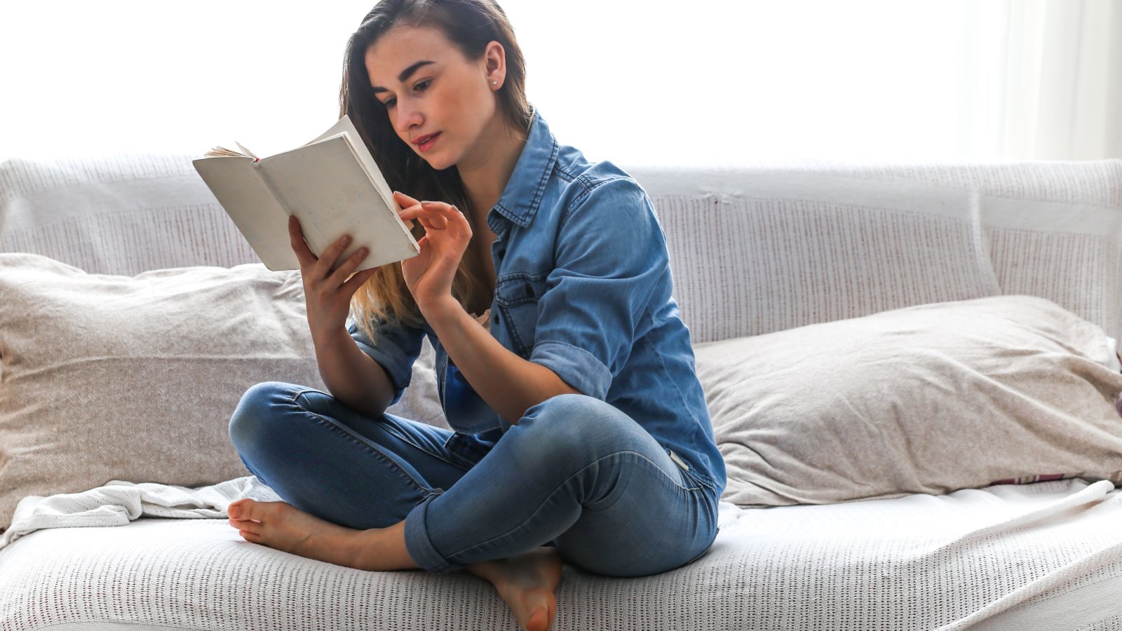 Woman reading study home hobby learn PV productions Shutterstock