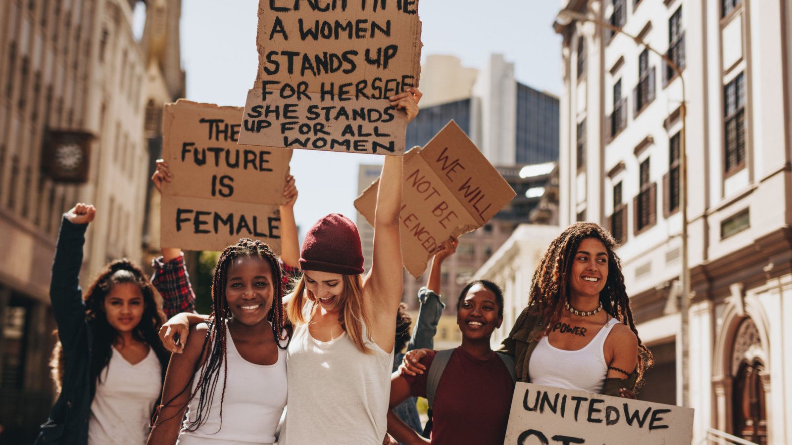 Women's march protesting Jacob Lund Shutterstock