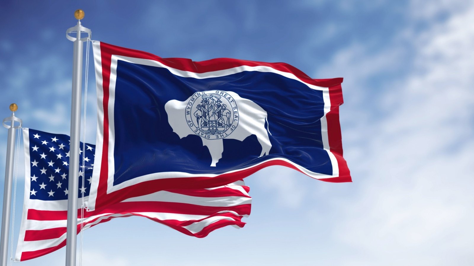 Wyoming State Flag rarrarorro Shutterstock