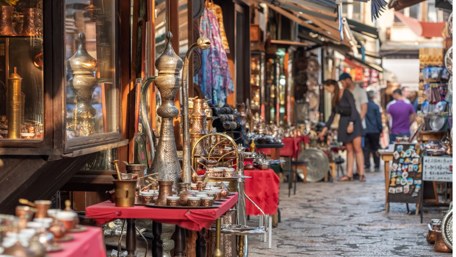 historical center of Sarajevo, Bascarsija culture Mazur Travel Shutterstock