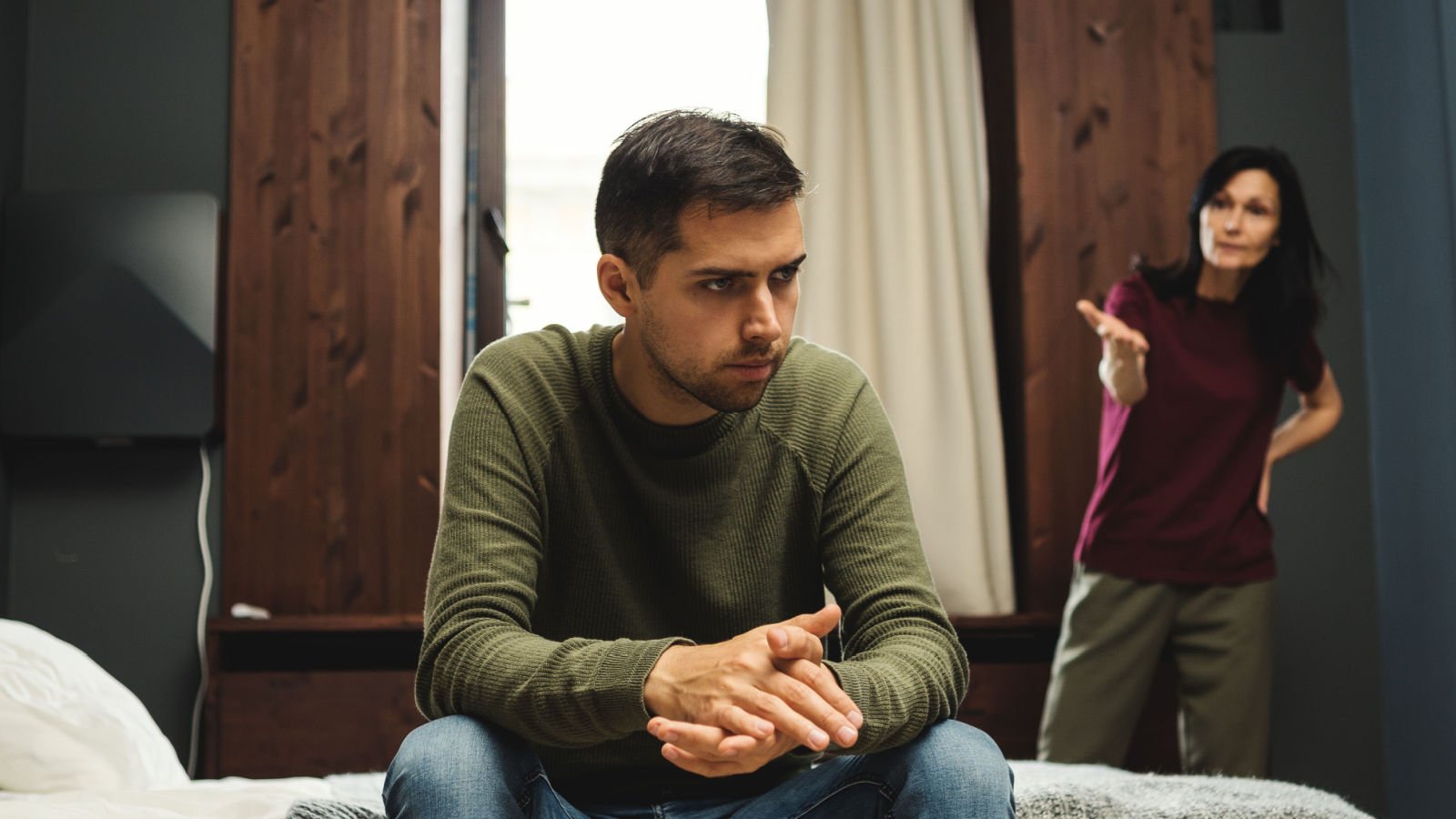 mother yelling son fight comeback images shutterstock