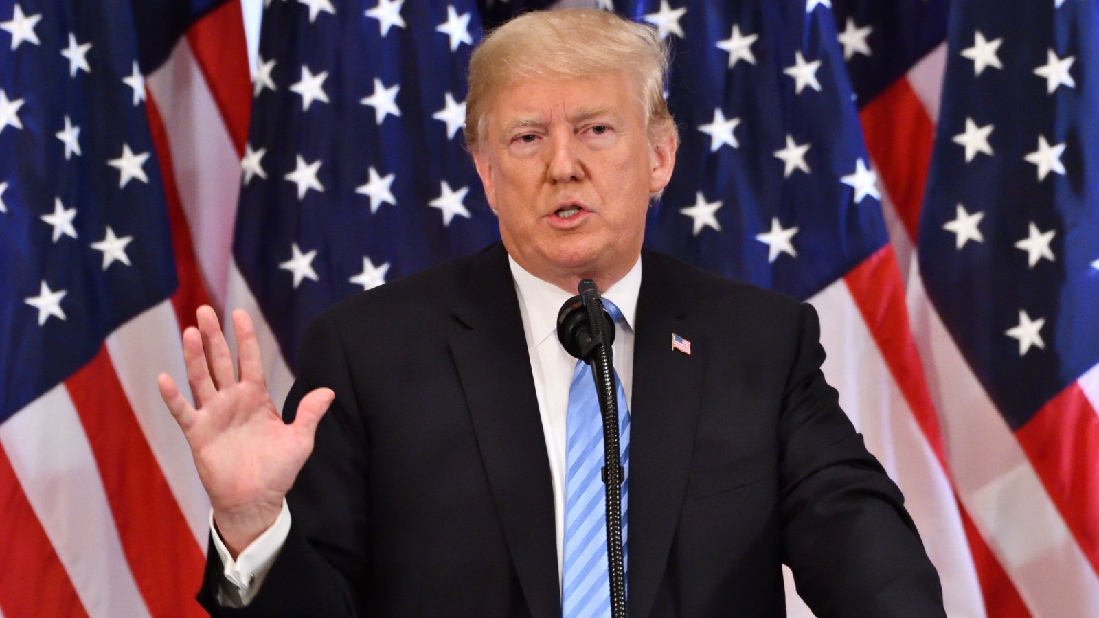 president donald trump speaking from whitehouse evan el amin shutterstock