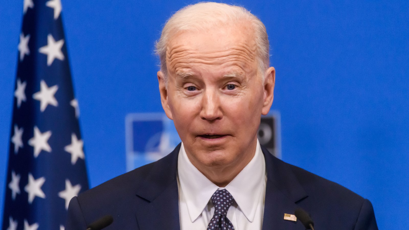 president joe biden speech and staring gints ivuskans shutterstock