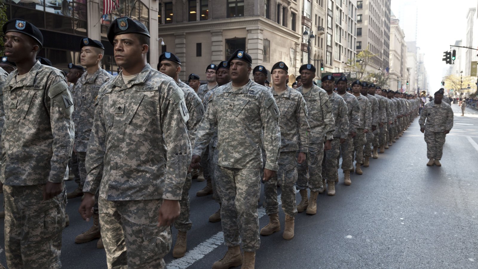 us army military march veteran lev radin shutterstock